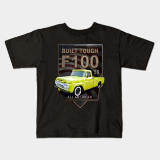 F100 1959 American Pickup Kids T-Shirt